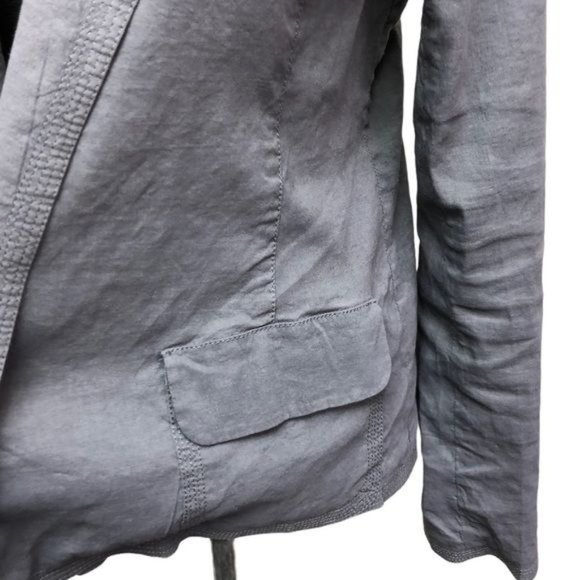 Eileen Fisher Linen Blend Open Front Jacket | Small - Picture 3 of 8